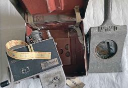 Pair of Midland Red items comprising a long-range Setright TICKET MACHINE, casing no 399, in good