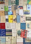 Large quantity (75+) of 1940s-1970s bus/tram/trolleybus operator ANNIVERSARY etc BROCHURES including