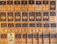 Complete run (33 issues) of 1920s TBR (Travel by Road) Motor Omnibus TIMETABLE BOOKLETS from issue 1
