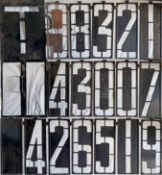 Good quantity (19) of Southern Railway/British Railways (S) HEADCODE STENCIL PLATES as used on pre-