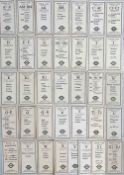 Collection (36) of 1935 London Transport Green Line TIMETABLE LEAFLETS for individual routes from