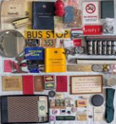 Large tray containing a large quantity of bus-related MEMORABILIA/EPHEMERA. A 