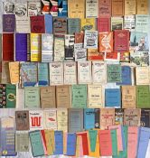 Very large quantity (c100 items) of mainly 1950s/60s bus TIMETABLE etc BOOKLETS and 1950s-70s United
