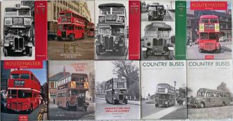 Selection (10) of Capital Transport BOOKS on London bus histories comprising the scarce 'LT' plus '