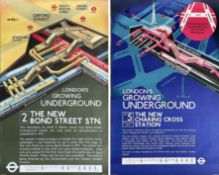 Pair of 1970s London Transport double-royal POSTERS 
