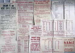 Large quantity (80+) of 1950s/60s Birmingham City Transport (a few are WMPTE) PANEL or WINDOW