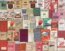 Large quantity (50) of 1920s onwards BUS TIMETABLE etc BOOKLETS from operators T-Y. A good