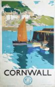 1930s Great Western Railway double-royal POSTER 'Cornwall' by Frank Sherwin (1896-1985). Depicts a