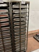 UNITECH TROLLEY WITH SHELVES AND TRAYS