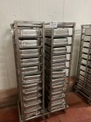 SYSPAL TROLLEYS WITH SHELVES