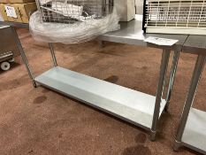 TABLE WITH SHELF