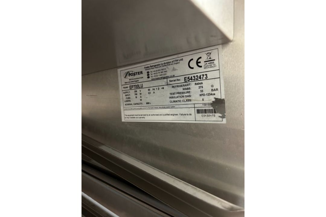 FOSTER ECOPRO EP700 FRIDGE - Image 4 of 4