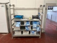 SHELVING RACK WITH CONTENTS INCLUDED