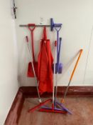 ASSORTED SHOVEL, SCRAPERS AND APRONS