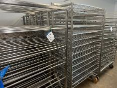 6 X STAINLESS STEEL TROLLEYS