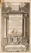 Biblia neerlandica. - Biblia dat is de gantsche H. Schrifture ... Dordrecht 1736. AT und NT. Mit Sil