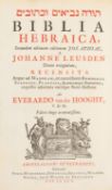 Biblia Hebraica. - Biblia Secundum ultimam editionem Jos. Athiae ... Amsterdam 1705.
