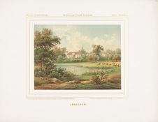 A. Duncker, Schlösser und Wohnsitze d. Preuss. Provinz. 13 Bde + 1 Mappe.