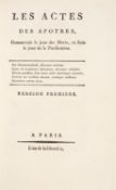 J. G. Peltier, Les Actes des Apotres. 9 Bde. Paris 1789-1791.