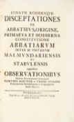 J. I. Roderique, Disceptationes de abbatibus, origine, primaeva. Würzburg 1728.