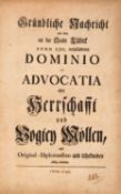 J. G. von Meyer, Nachricht von dem an die Stadt Lübeck Anno 1359 verpfändeten Dominio et Advocatia.