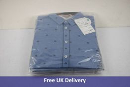 Five Boboli Boys Design Long Sleeve Shirt, Blue, Size 10 Years