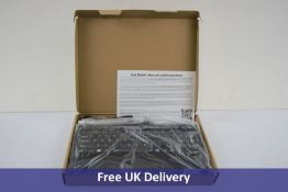 Seal Shield Touch Silicone All-in-One Keyboard with Touch Pad Washable, Black