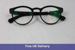 Mykita Nadir Unisex Glasses, Pitch Black, Size 145
