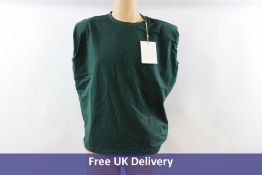 Two Miss Sixty Women's T Shirts , to Include, 1x Green T Shirt , UK 4 and 1x Long Sleeve Logo T Shir