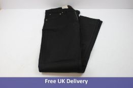 Lean Dean Mens Jeans, Black, Size W32 L34