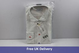 Eton Men's Signature Twill Details Shirt, White,Size 42/16½