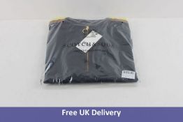 Scotch and Soda Women's Zip Sweat Shirt, Dark Navy, S