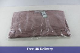 Bianca 100% Cotton Knit Jumper, Dusty Pink, Size UK 14