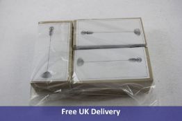 Three Porcelain Suspension Lamps, White