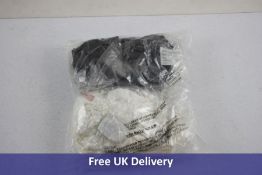 Four Women's Clothing to Include 1x Say What Tie Dye SS Bodysuit, Black, Size L, 1x No Favorz Bikini