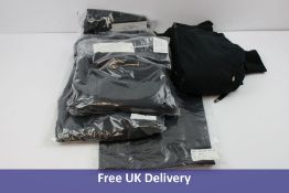 Juvia Women's Luxury Loungewear Shorts, Black, Size S,