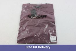 Ron Dorff Men's T.shirt, Purple Boreal, Size L