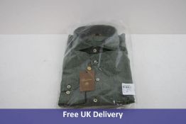 Stenstroms Men's Linen Shirt, Green, Size M