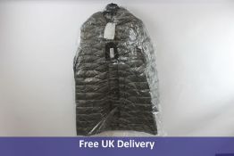 Geox Women's Jaysen Coat, Dark Cloudy Grey, Uk 14