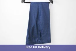 Suitsupply Men's Pure Wool Single Breasted Suit, Blue, Size 44L