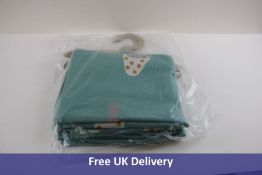 Two Pink No More Baby Knitted Blanket, Smile Turquoise