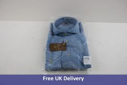 Stenstroms Men's Linen Shirt, Light Blue, Size L