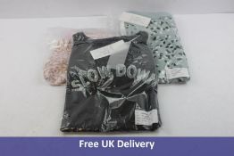 Three Items Of Juvia Women's Clothing, to Include, 1x Slown Down Sweat Shirt, Charcoal,1x Leisure B