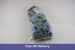Two Items of Boys Clothing to Include 1x Minions Pj Set, 1x Zip Up Hoodie, Grey, Age 11-12
