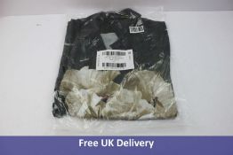 Acne Studios Men's Simon Floral Patch Shirt, Multi coloured Size 46