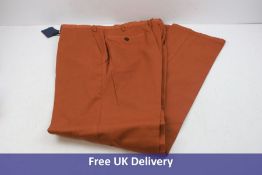 Men's Turnbull And Asser Classic Orange Chino, W42