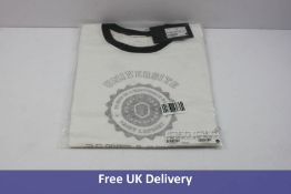 Saint Laurent Unisex T.shirt, White & Navy, Size Xs