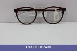 Mykita Bilimbi Unisex Glasses, Cranberry, Size 135