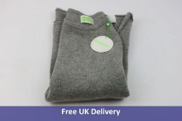 From Future Women's Cashmere Crew neck Jumper, Grey, Size XS