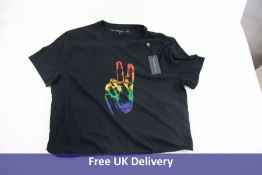 John Varvatos USA Men's T-Shirt, Black, Size S